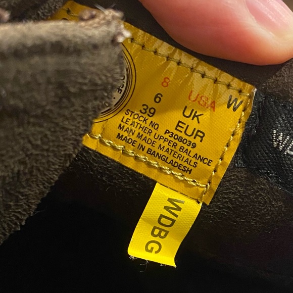 Caterpillar Brown Leather Work Boots Waterproof Moto Engineer Chunky Heel FLAW - Picture 11 of 14